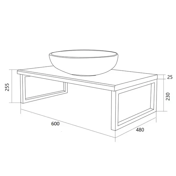 Столешница 1Marka GRUNGE LOFT дуб намибия
