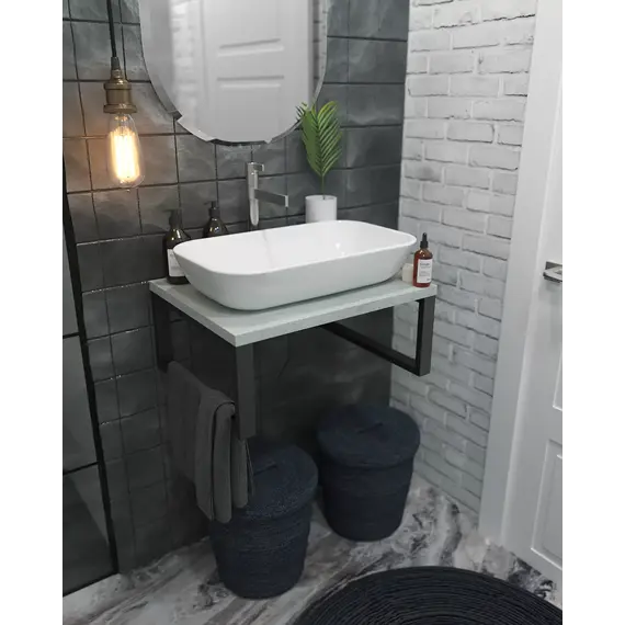 Столешница 1Marka GRUNGE LOFT  бетон светлый