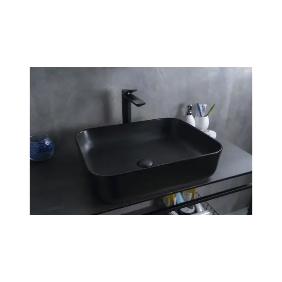 Накладная раковина для ванной Gid Bm1304 черная матовая