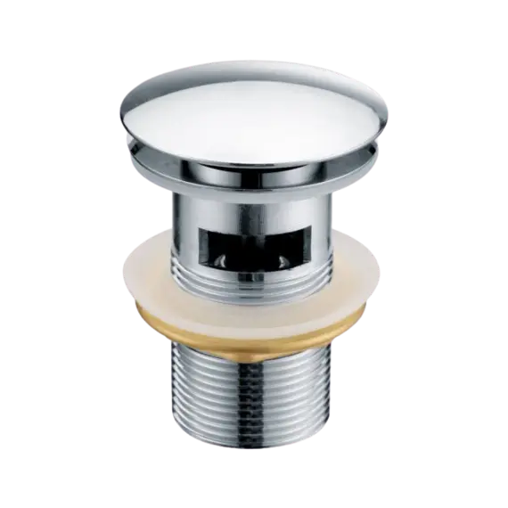 Донный клапан для раковины хром с переливом Gid CH100-1