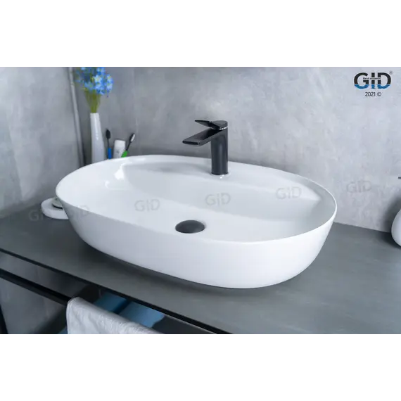 Накладная белая раковина для ванной Gid D1346