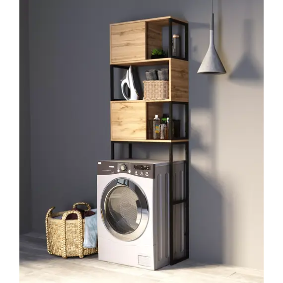 Шкаф 1Marka Grunge Loft 200*66, дуб вотан