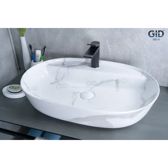 Накладная раковина для ванной Gid Mnc346C под камень