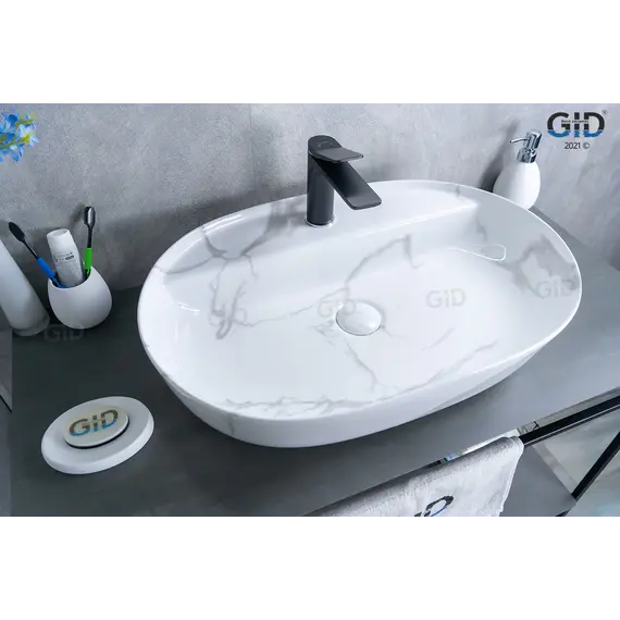 Накладная раковина для ванной Gid Mnc346C под камень