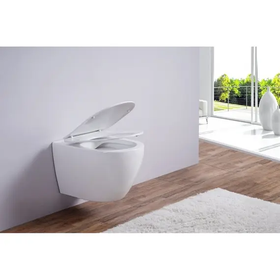 Унитаз подвесной ESBANO AMAPOLA (Matt White) 530x365x370