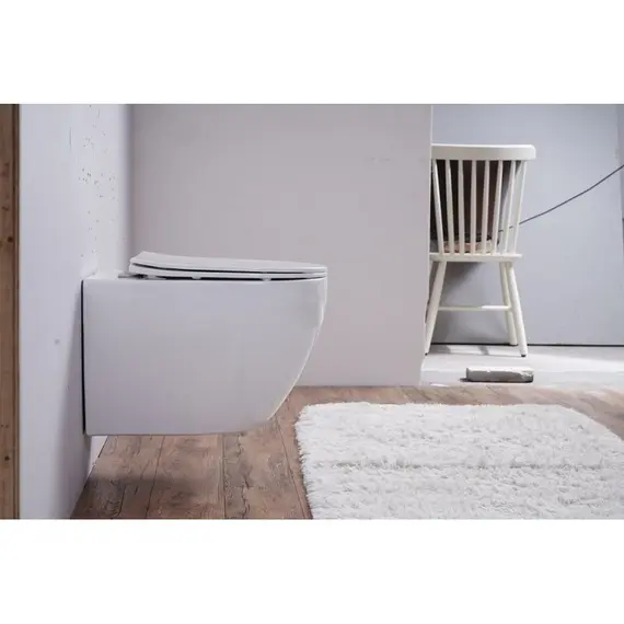 Унитаз подвесной ESBANO AMAPOLA (Matt White) 530x365x370