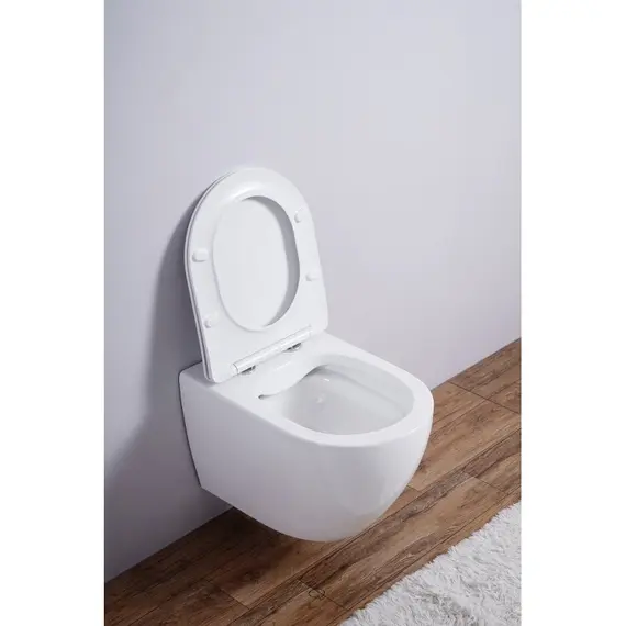 Унитаз подвесной ESBANO AMAPOLA (Matt White) 530x365x370