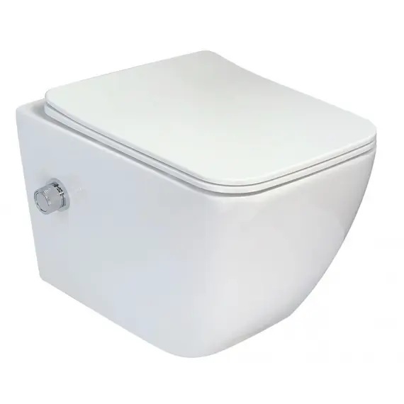 Унитаз-Биде подвесной ESBANO LEON-WB (White) 515x360x395