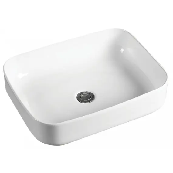 Раковина накладная ESBANO "ASTANES" (white) 500x390x130