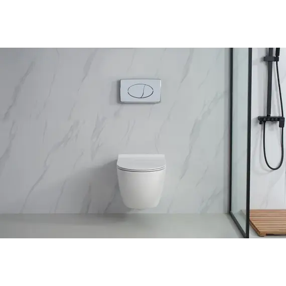 Унитаз подвесной ESBANO FORTEX (Белый) 55х37х37 см