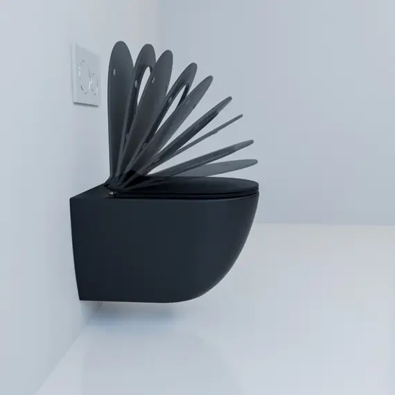 Унитаз подвесной ESBANO FORTEX (Черный матовый)