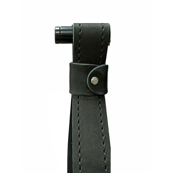 Зеркало ACWEN "Millenium Black Led" D-65 на ремне из натурал. кожи черного цвета