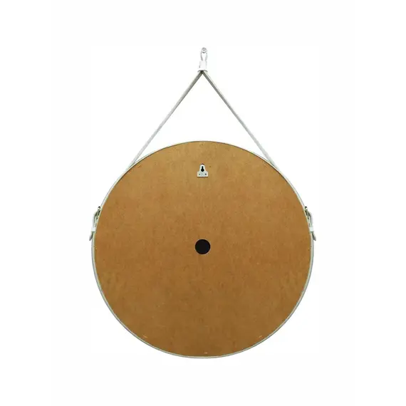 Зеркало ACWEN "Millenium White Led" D-650 на ремне из натурал. кожи белого цвета