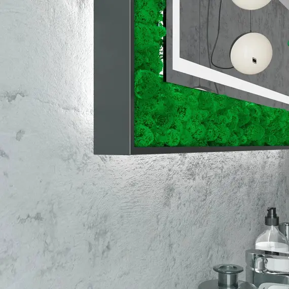 Зеркало ACWEN "Forest Led" 100х80 с бесконтактным сенсором