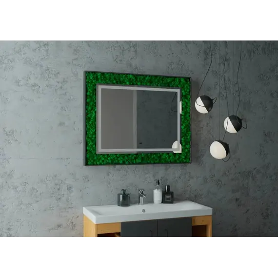 Зеркало ACWEN "Forest Led" 100х80 с бесконтактным сенсором