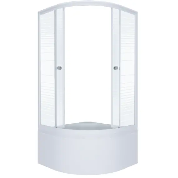 Душевое ограждение Triton  ПОЛОСЫ Б (высокий поддон) 90х90