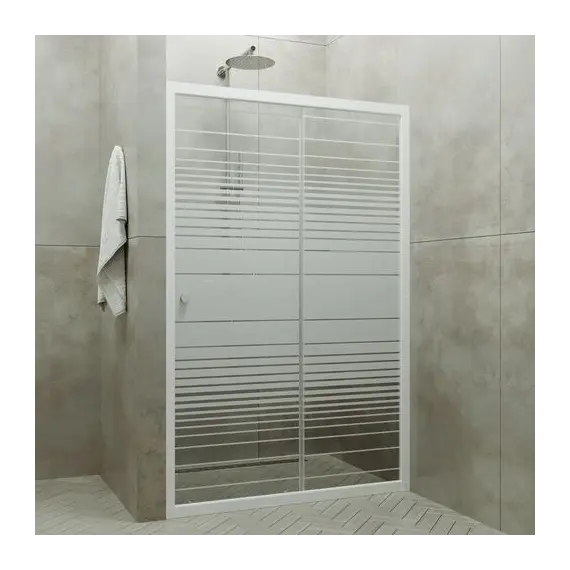 Душевая дверь в нишу Triton Слайд  прозрачное/полосы