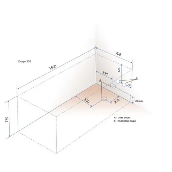 Ванна акриловая Triton Ультра