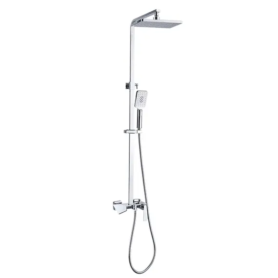 Душевая стойка ACWEN  1901A с изливом, хром