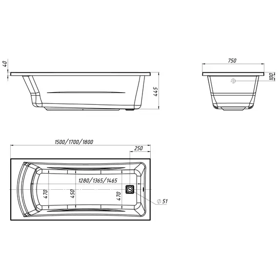 Ванна 1Marka  PRIME