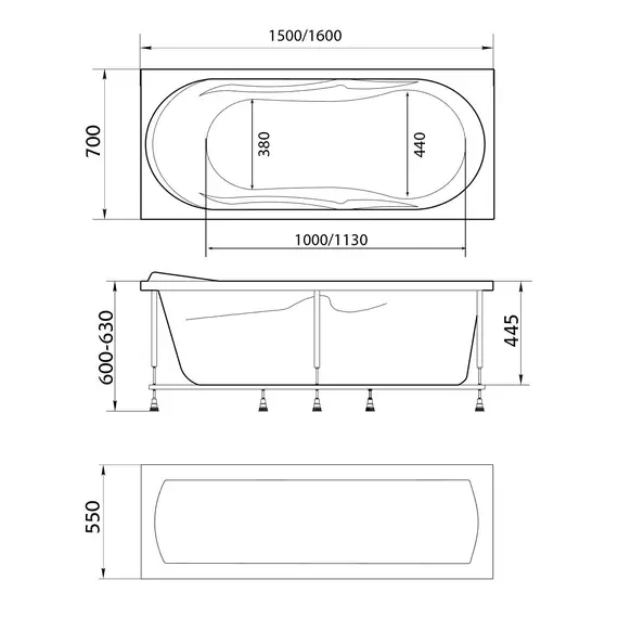 Ванна 1Marka VITA