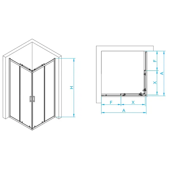 Душевой уголок RGW PA-030B