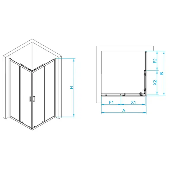 Душевой уголок RGW PA-040