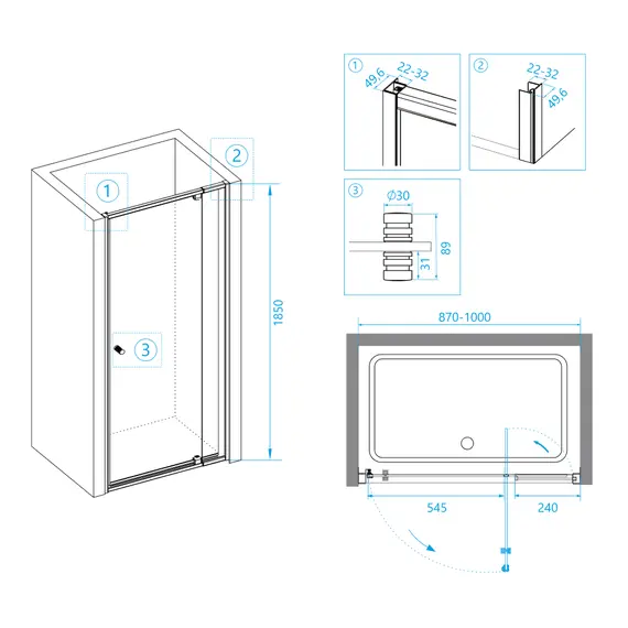 Душевая дверь RGW PA-02B NEW