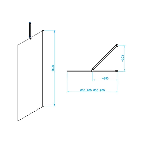 Шторка на ванну RGW SC-151B