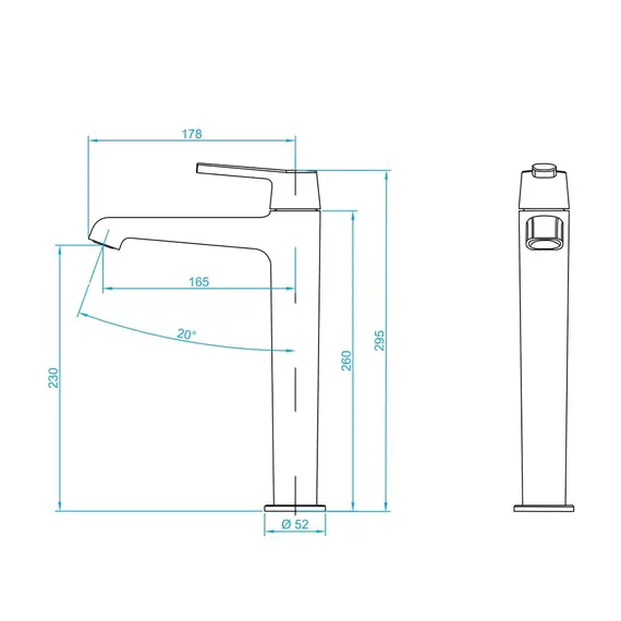 Смеситель на раковину RGW SP-311G