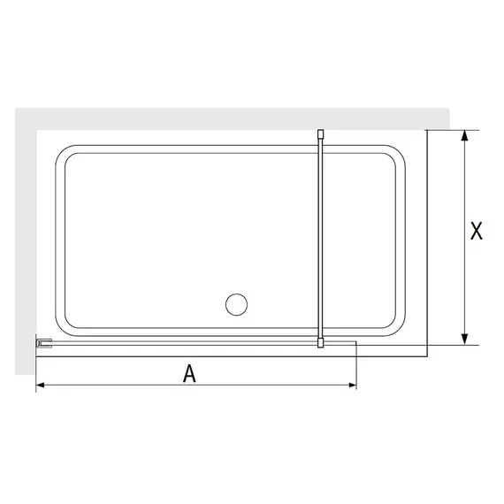Душевая перегородка RGW WA-012B