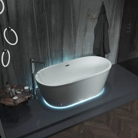 Ванна AIMA "TONDO" 174*80 с подсветкой/без подсветки