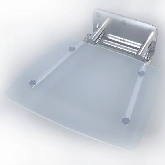 Сиденье складное настенное Black&White SN-0883C (130x390x387)