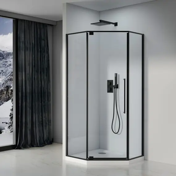 Душевое ограждение Black&White S815 BC