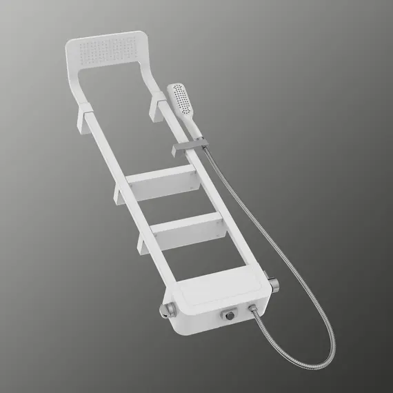 Душевая панель Black&White  W1210 Shine White (1300х405x230)