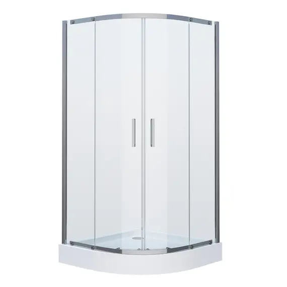 Душ.ограждение GR-0090 Classic 90*90*190 полукруг, двери раздвижные