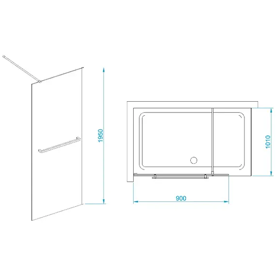 Душевая перегородка RGW WA-040