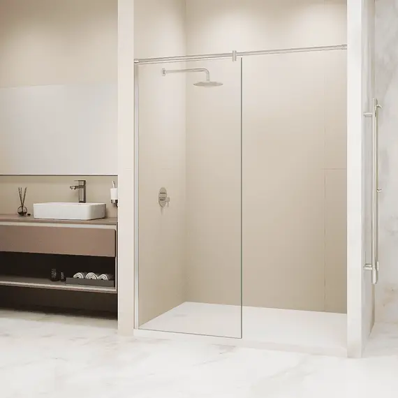 Перегородка для душа RGW WA-033 прозрачное/хром