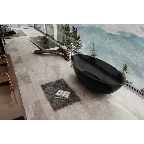 Ванна из полиэфирной смолы  ABBER Kristall AT9702Onyx 180*85 прозрачная