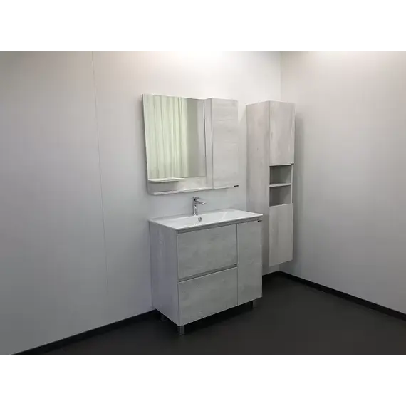 Тумба-умывальник Comforty  Верона дуб белый с раковиной Comforty 75E