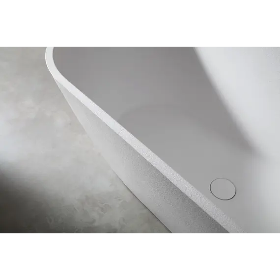 Ванна из искусственного камня ABBER Frankfurt 170х75 белая матовая