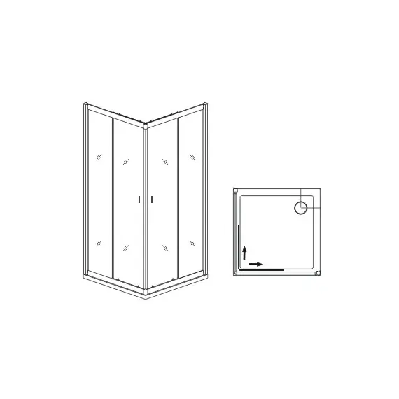 Душевой уголок Dolphin TN-31