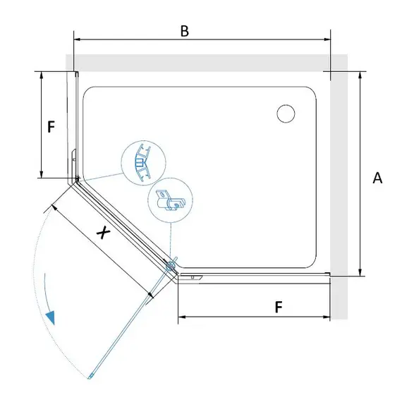 Душевой уголок RGW PA-091B