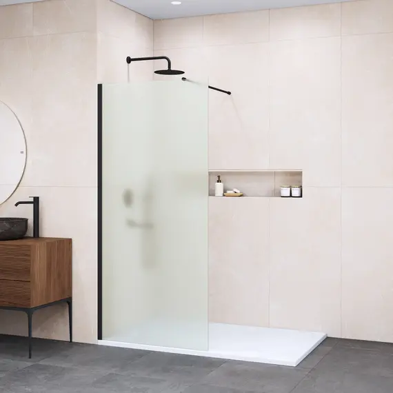 Душевая перегородка RGW WA-010B матовое /черный