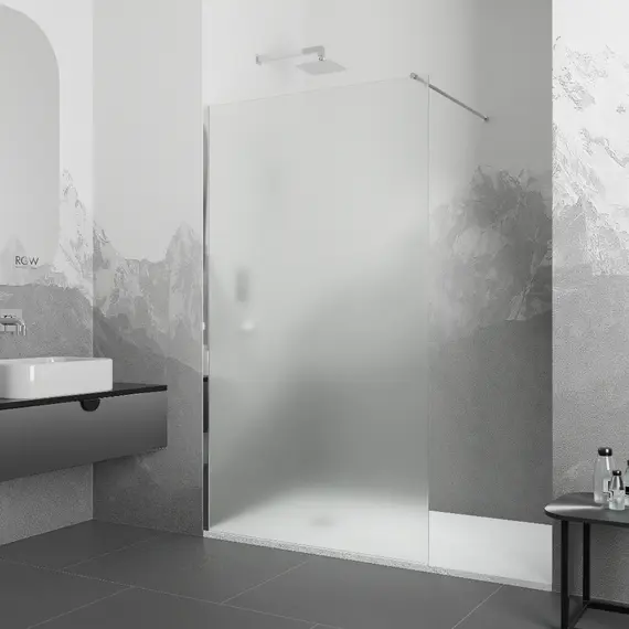Перегородка для душа RGW WA-010 матовое/хром