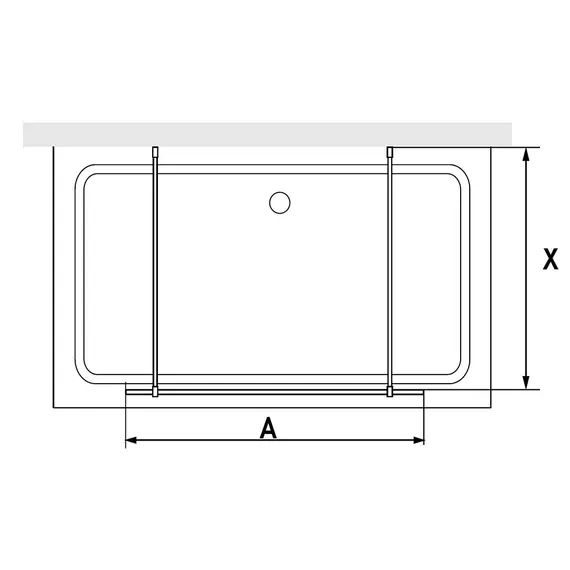 Душевая перегородка RGW WA-018B