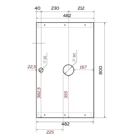 Столешница 1Marka GRUNGE LOFT , дуб вотан