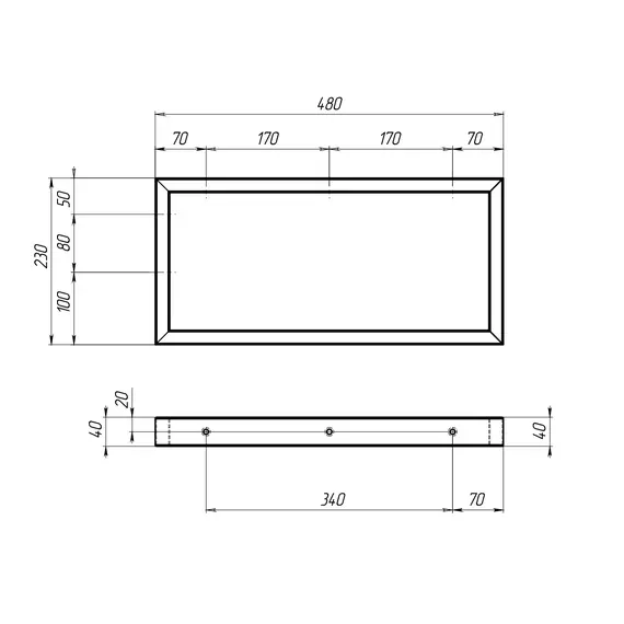 Столешница 1Marka GRUNGE LOFT , дуб вотан