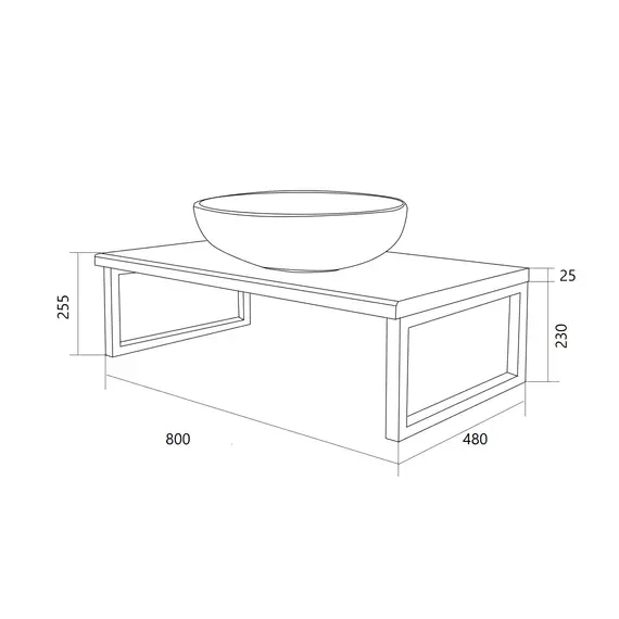 Столешница 1Marka GRUNGE LOFT , дуб вотан