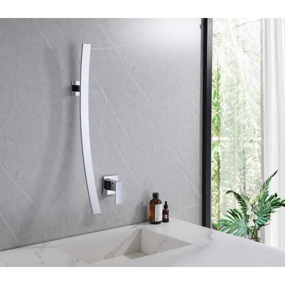 Смеситель ABBER Daheim AF8209 скрытого монтажа для раковины, хром